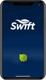 SwiftCapital Mobile intro screen